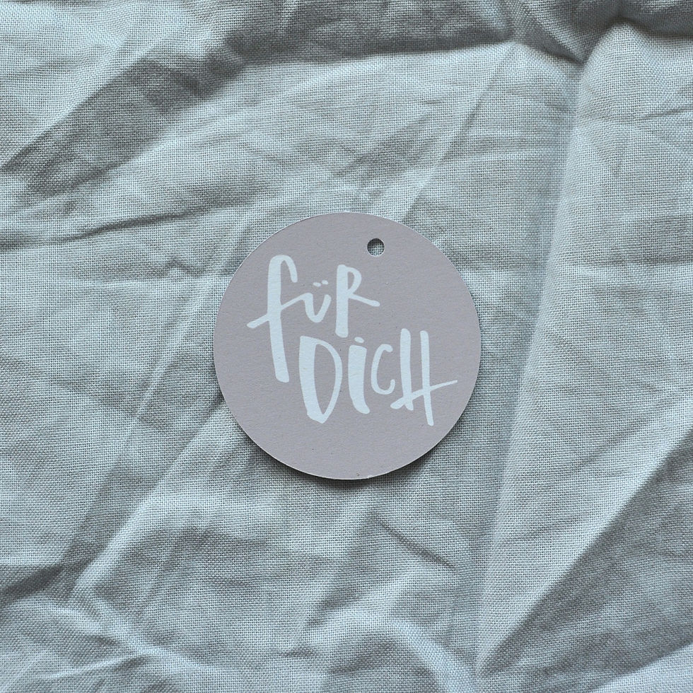 Miniaturbild: Anhänger rund "für dich" (5 Stk.)