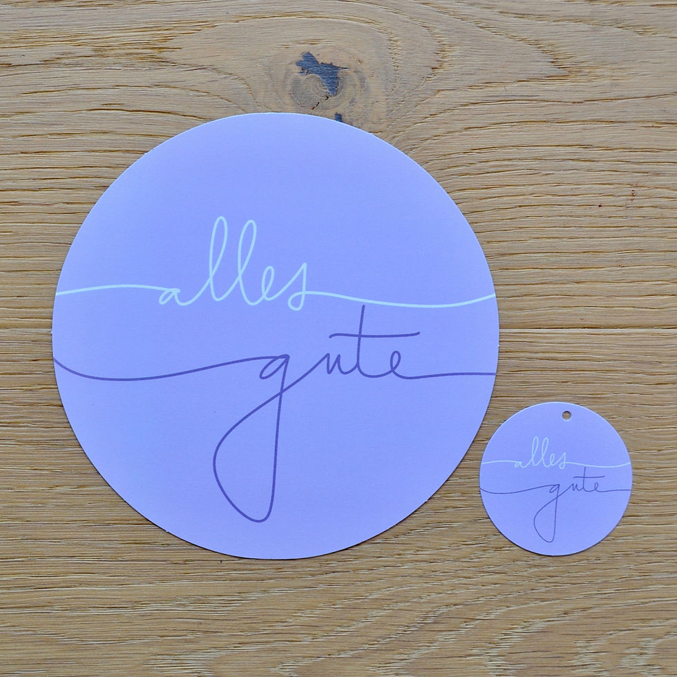 Miniaturbild: Karten-Set "alles gute"