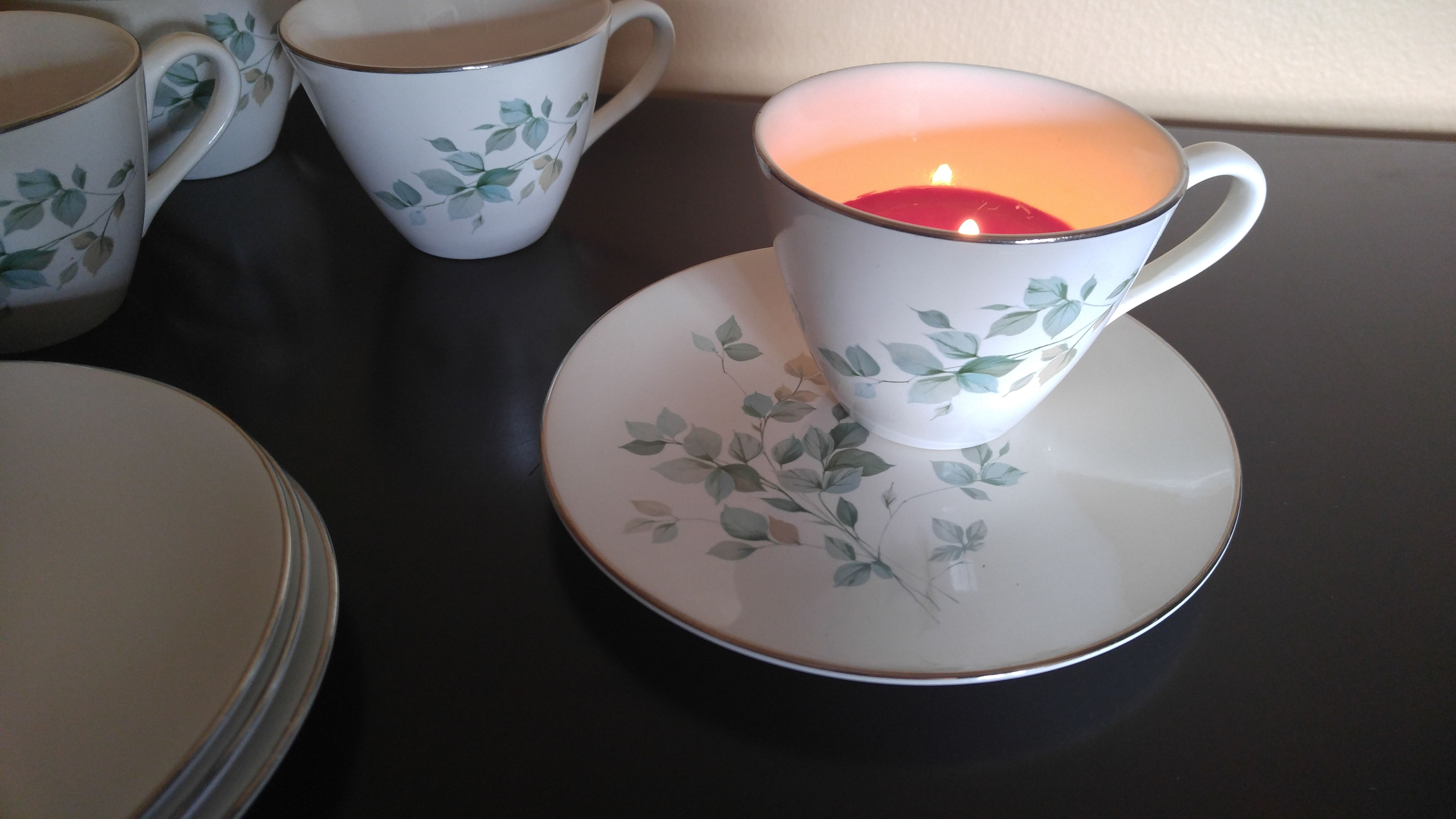 Candle Holder Tea Cups