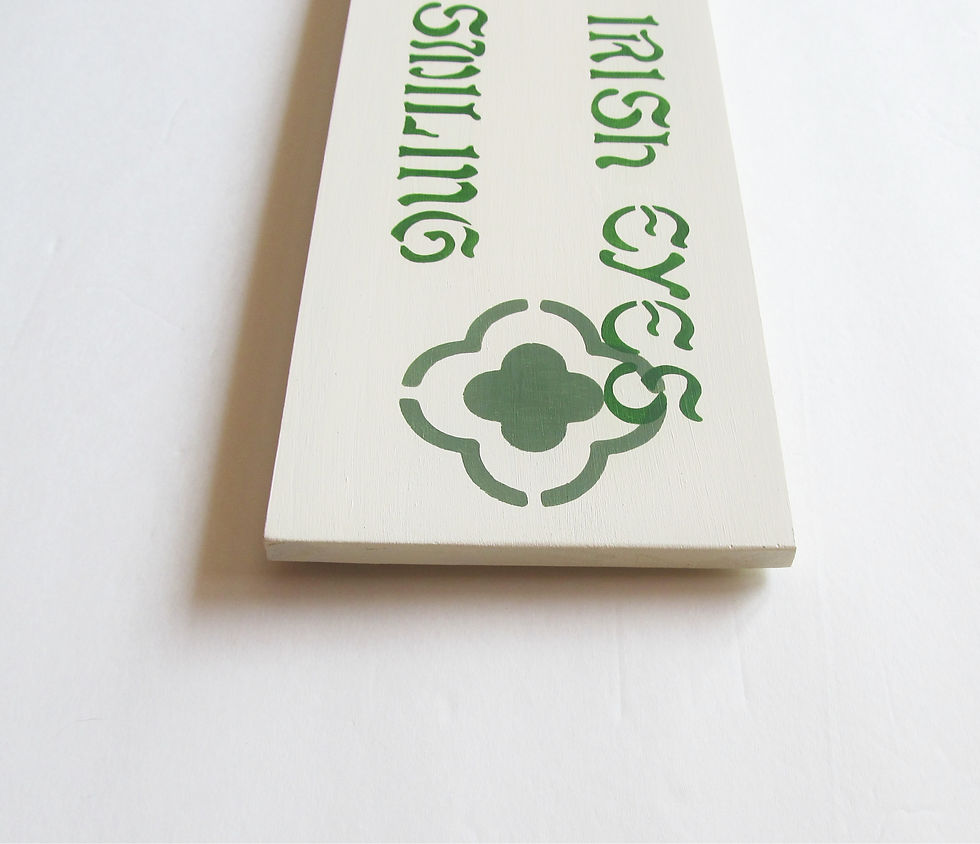 Thumbnail: When Irish Eyes are Smiling Wood Wall Sign