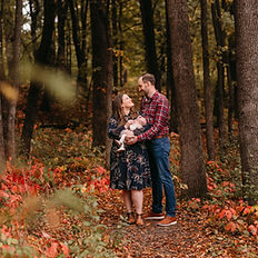 Outdoor newborn photography