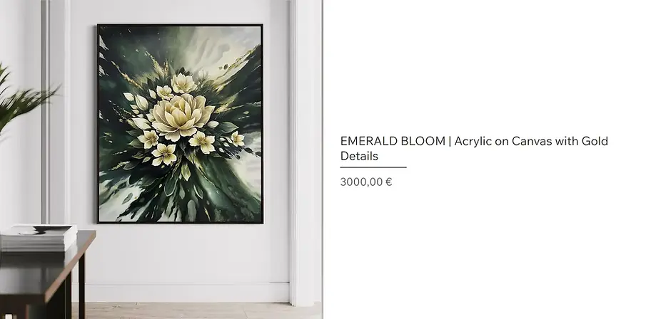 large flower painting