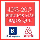 PRECIOS MÁS BARATOS QUE AIRBNB Y BOOKING