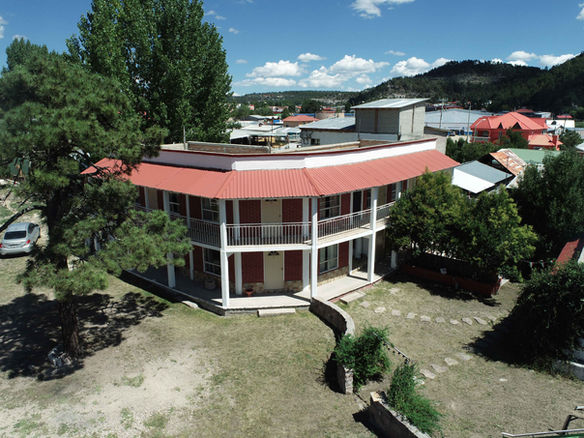 Fachada exterior hotel Real de Creel, Creel, Chihuahua.
