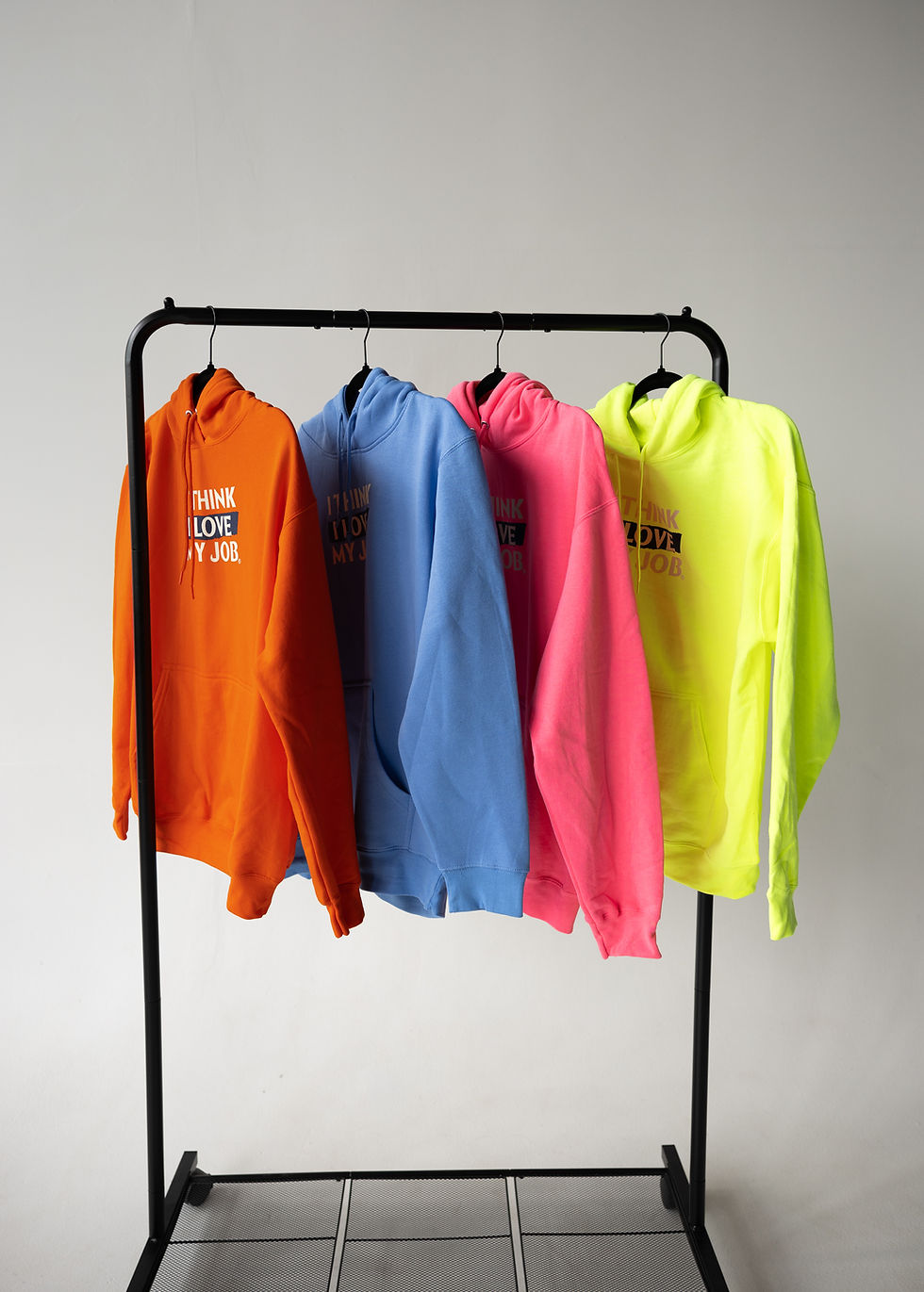 Thumbnail: I Think I Love My Job Hoodie - Neon Green