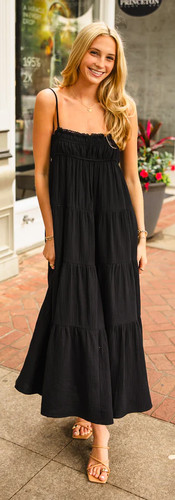 Image Boutique's Spring 2026 line up, the smock tiered maxi dress