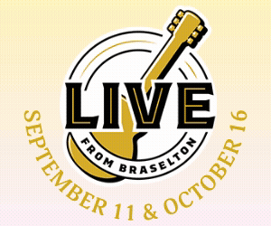 An animated gif for the September and October Live in Braselton concerts