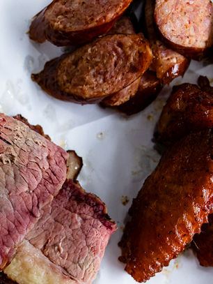 Brisket, wings and BBQ from Stonewall's BBQ