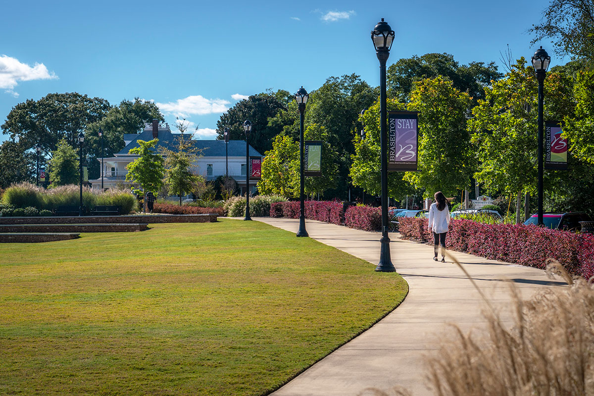 Braselton Town Green in Historic Downtown Braselton Georgia