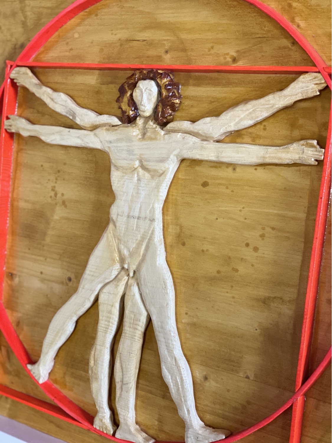 Miniatura: Omaggio a Leonardo 64x64 cm