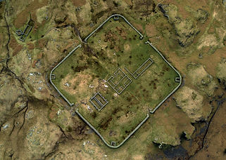 Mediobogdum Roman Fort, Hardknott Roman Fort, Alan Hunter Blair,
