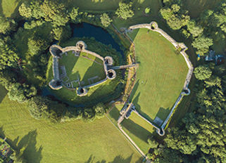 White Castle Moated Castle, Wales,