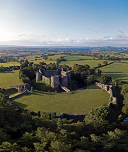 White Castle, moated castle, Wales