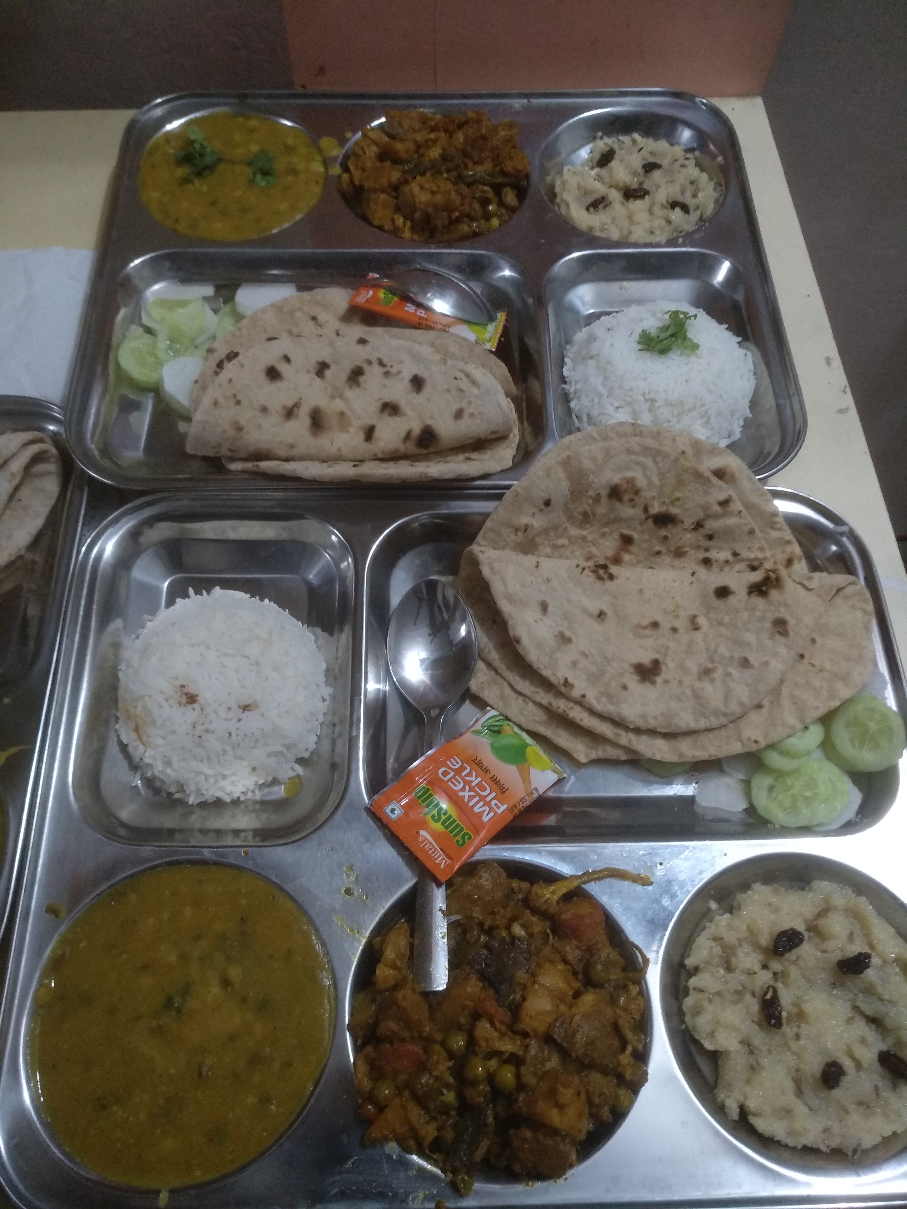 Arranged Food and Objects