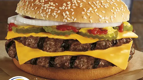 Three Storyed Chicken Burger