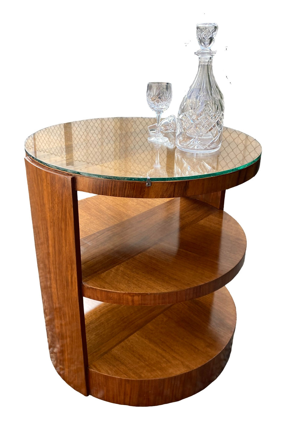 Thumbnail: Art Deco Walnut Coffee Table