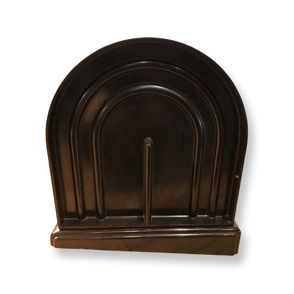 Thumbnail: Large Art Deco Bakelite book trough by EBCO 