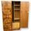 Thumbnail: Art Deco figured walnut serpentine fronted wardrobe
