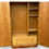Thumbnail: Art Deco figured walnut serpentine fronted wardrobe