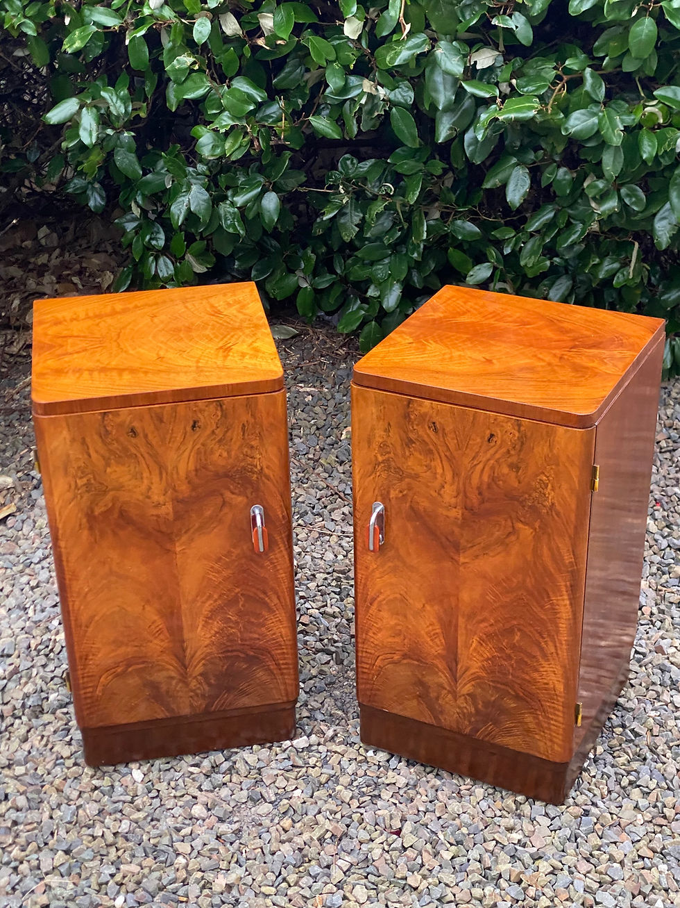 Thumbnail: Art Deco Matching Bedside cabinets