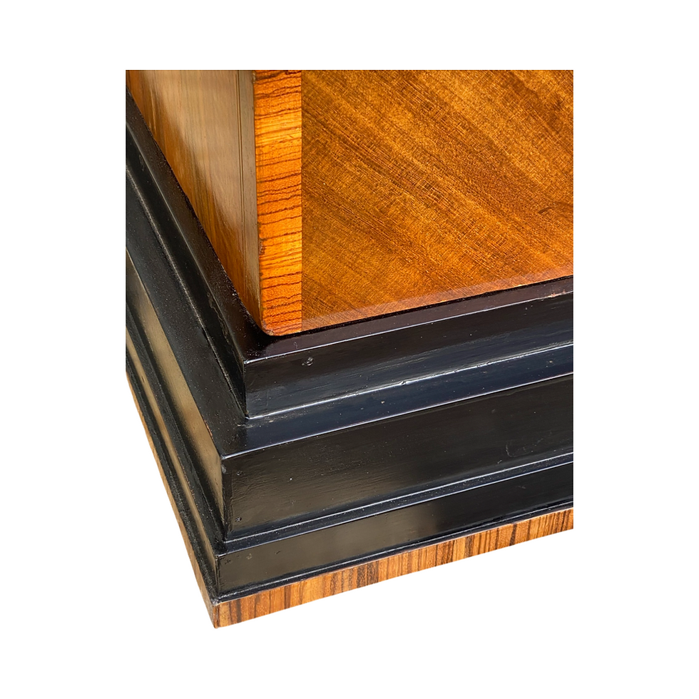 Thumbnail: A 1920’s White Macassar Fan Inlaid Art Deco Wardrobe