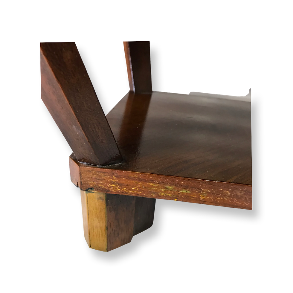 Thumbnail: Art Deco inlaid octagonal coffee table