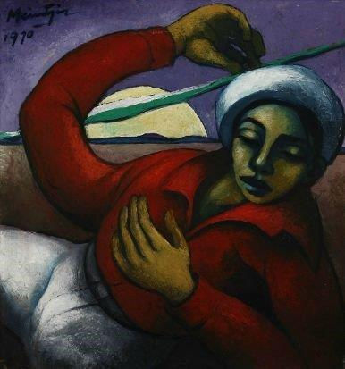 Boy In Red And White