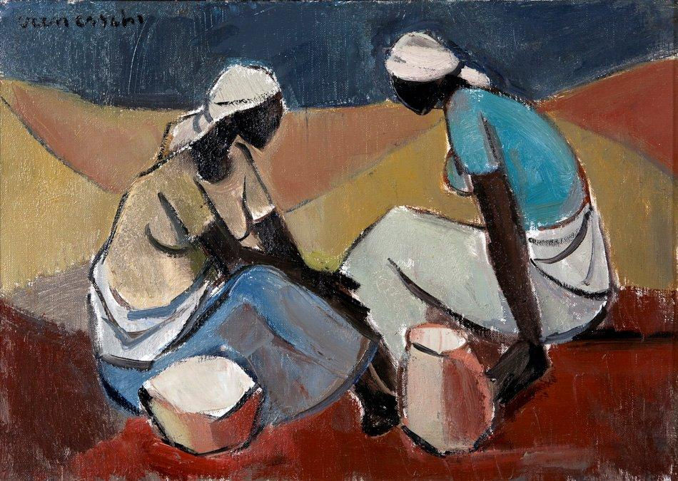 Two Ladies Seated