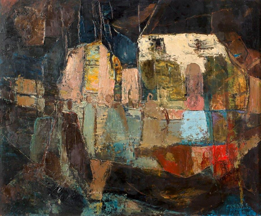 Abstract Compostion with Figures