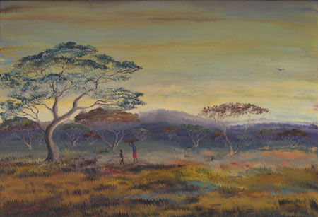 Landscape 'Bushveld at Dusk'