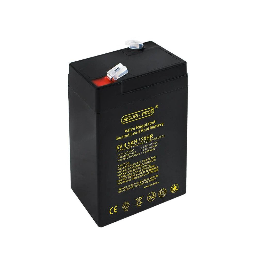 Securi-Prod 6V - 4.5Ah SLA Battery