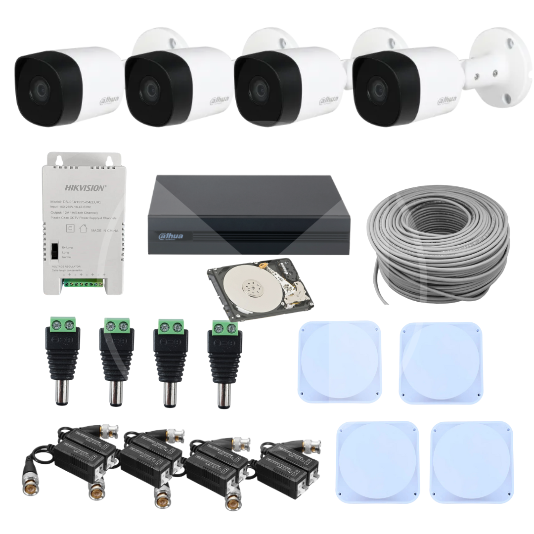 Dahua 4 Channel Standard CCTV Kit