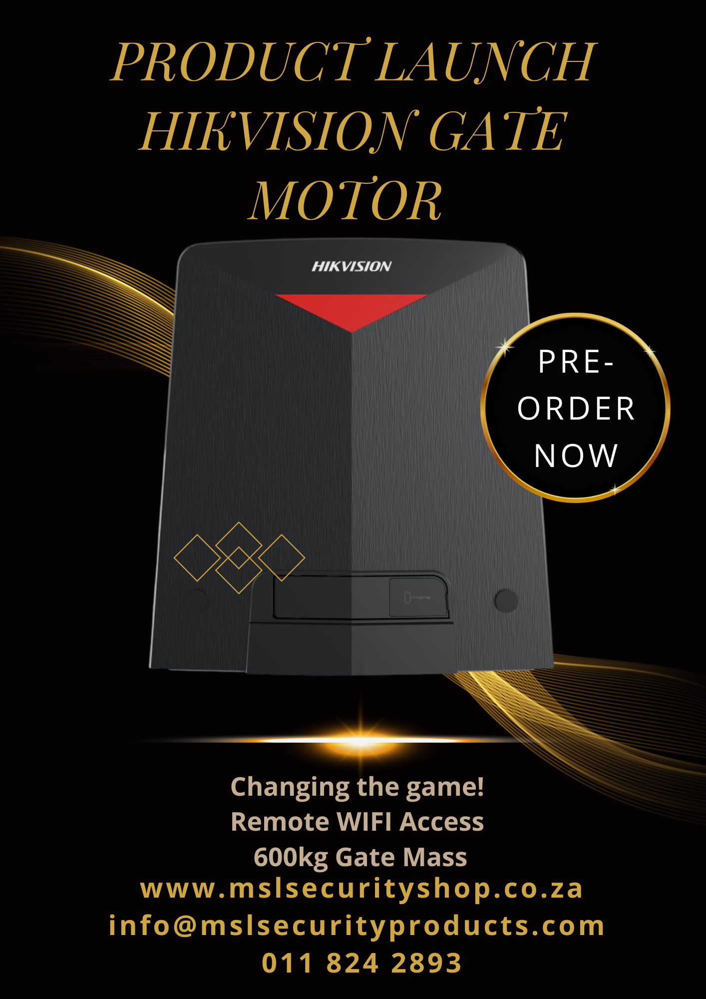 Hikvision Gate Motor Launch - Pre-order