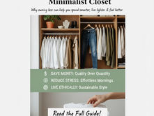 🌿 The Financial Power of a Minimalist Closet