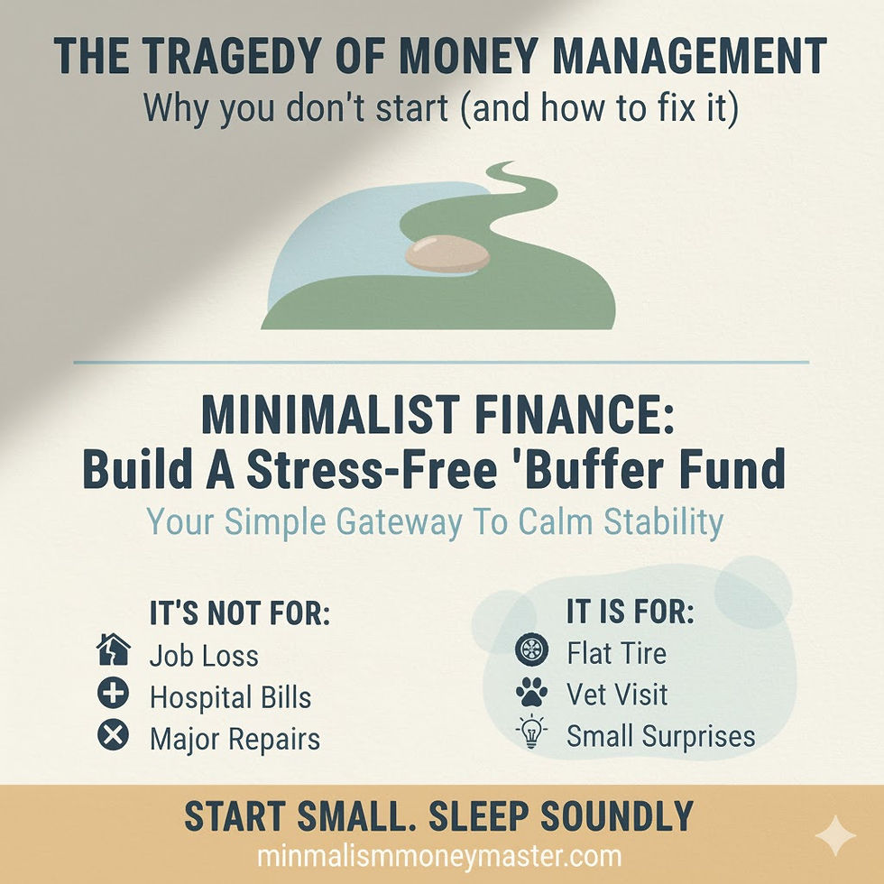 Lightweight Saving: How to Build a Buffer Fund Without the Overwhelm