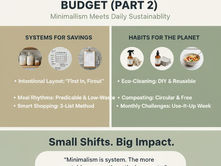 Low-Waste Kitchens on a Budget – Minimalism Meets Daily Sustainability (Part 2)From Daily Habits to Lifelong Systems: Building a Kitchen That Saves Money, Time, and the Planet