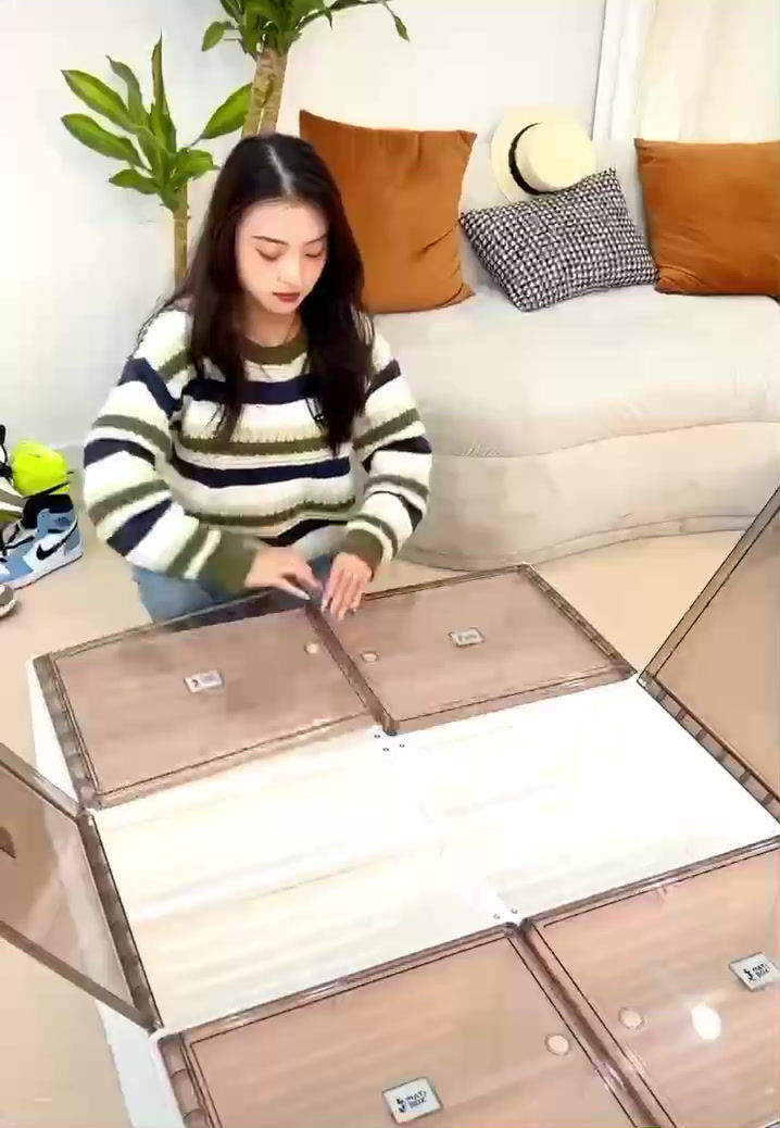 Thumbnail: Shoe Cabinet 5 layers 10 grids (20 Pairs)