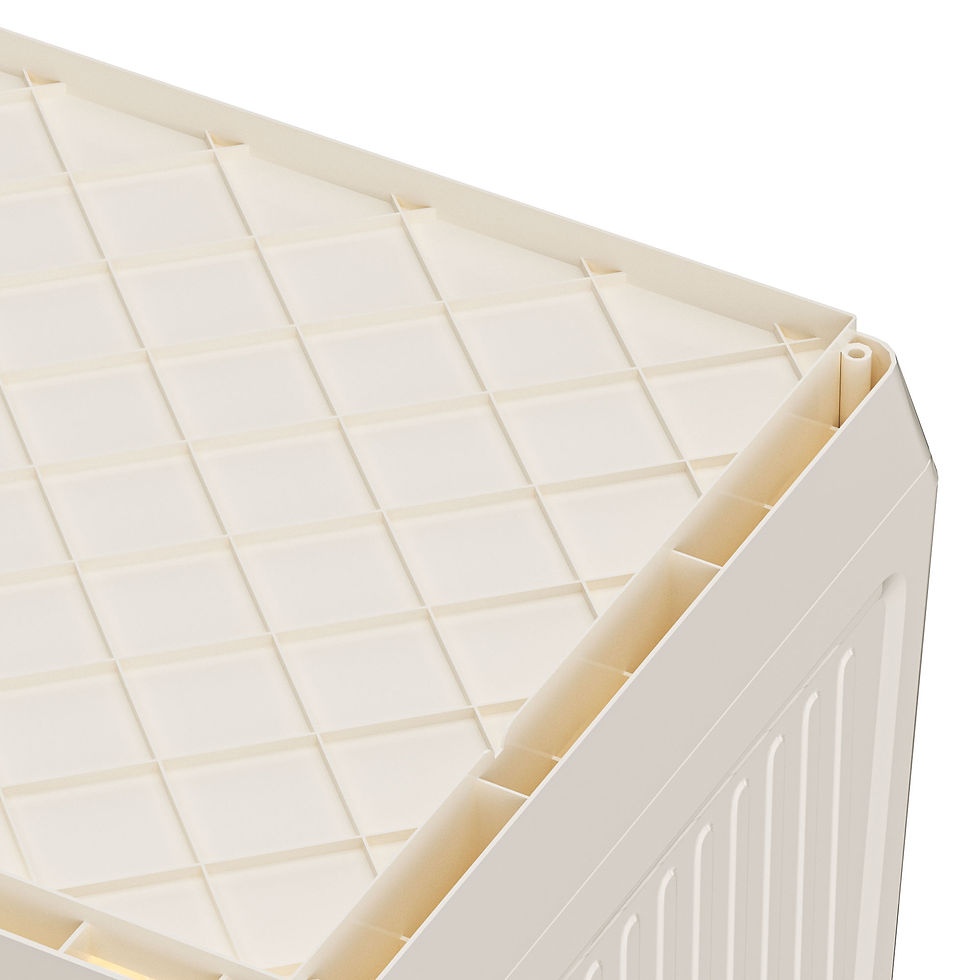 縮圖：Storage Bins with Lid and Wheels, Bedroom Storage Organizer, Extra Large 3 Tiers