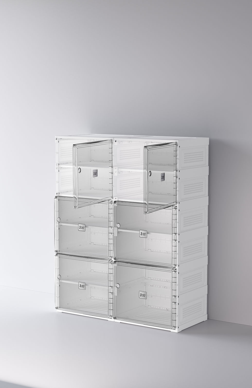 Thumbnail: Shoe Cabinet 6 layers 12 grids (24 Pairs) Transparent