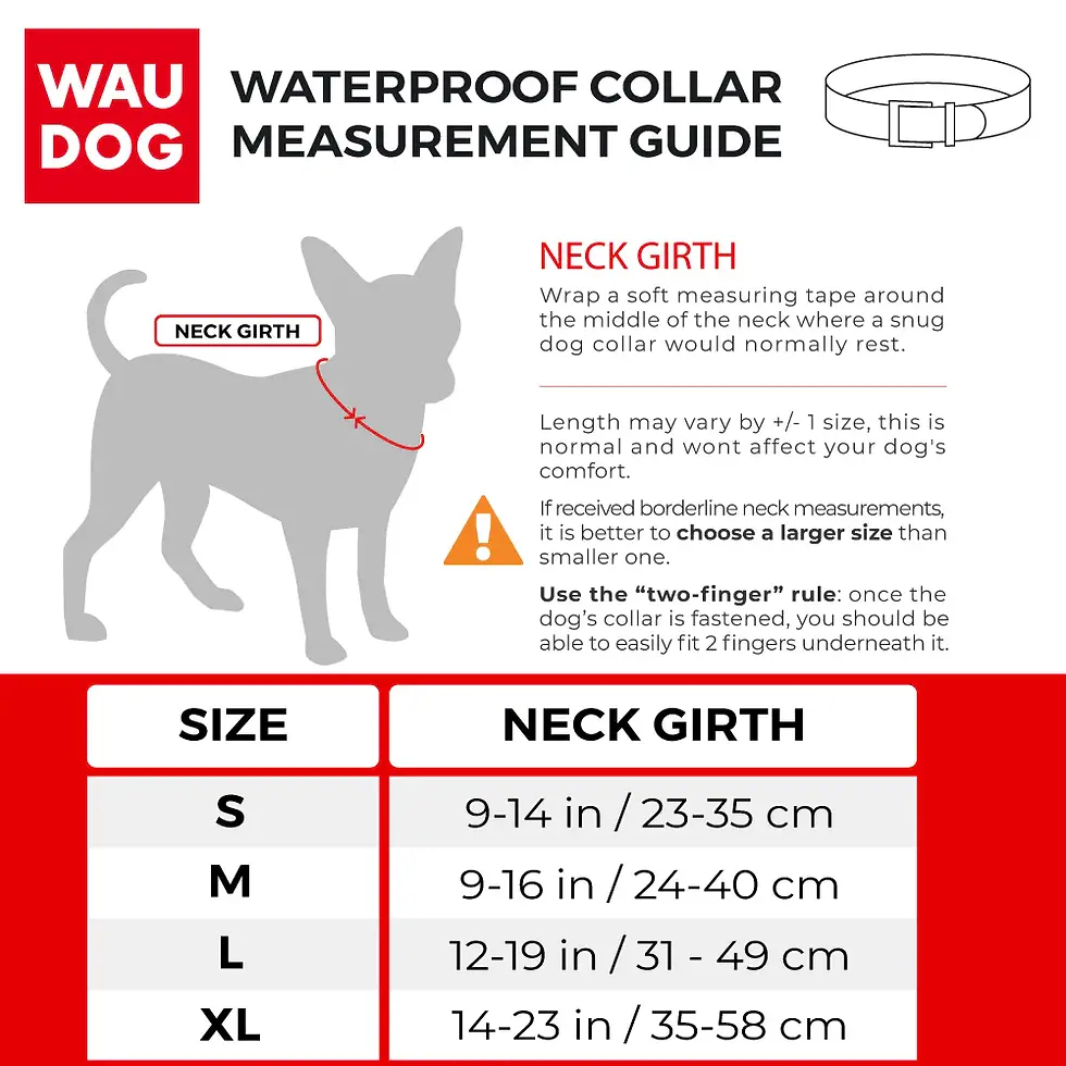 Miniatura: Collar Waterproof Hebilla Metal Waudog