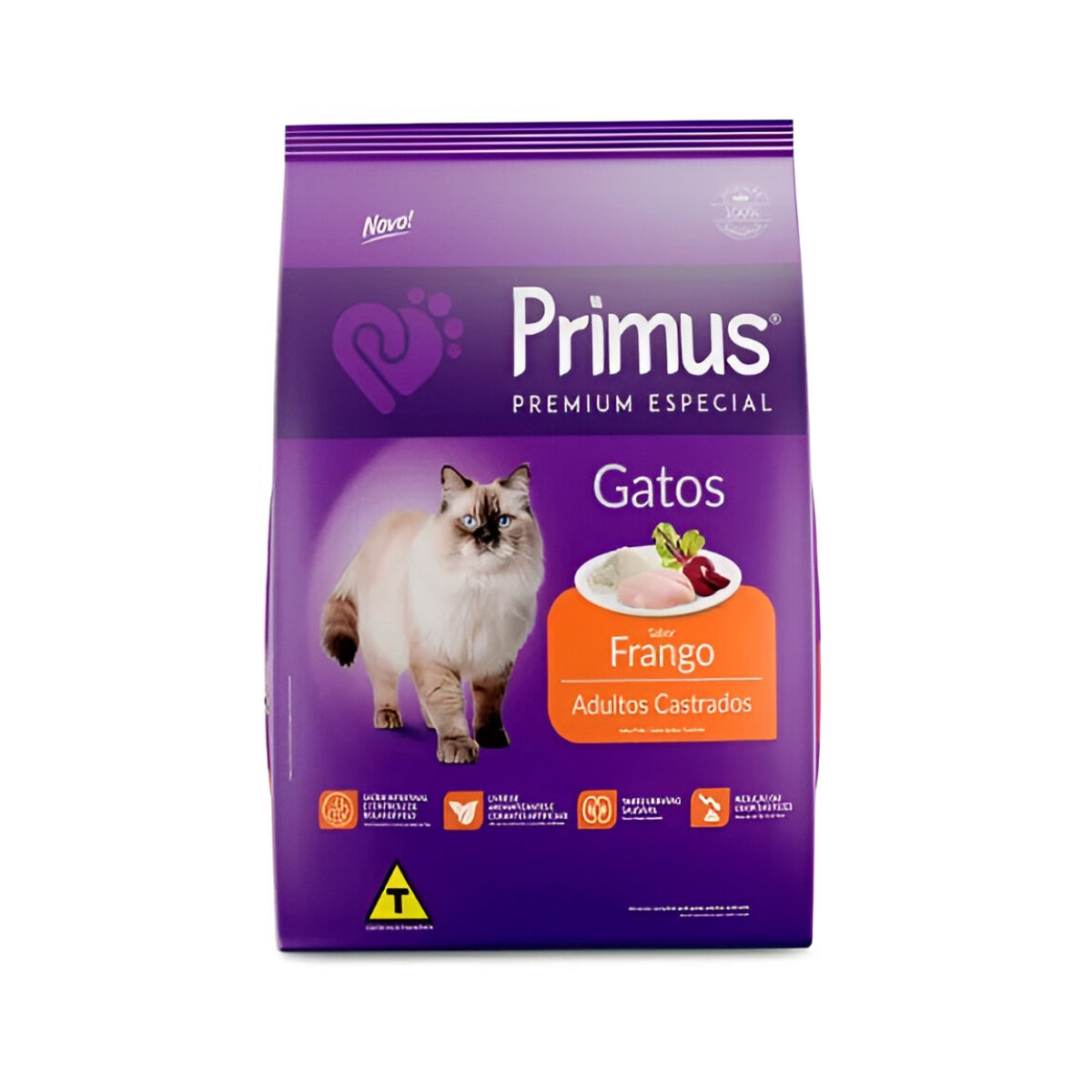 Primus Gato Premium de Pollo 10,1kg (Adultos castrados)