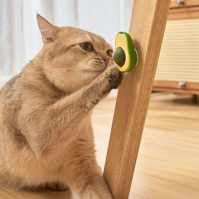 Miniatura: Juguete giratorio con catnip para gatos – Diseño palta