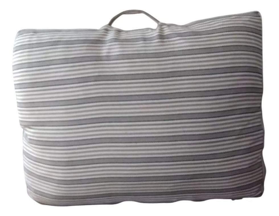 Miniatura: CAMA MATTRESS FIBER MODELO BEIG CON LINEAS