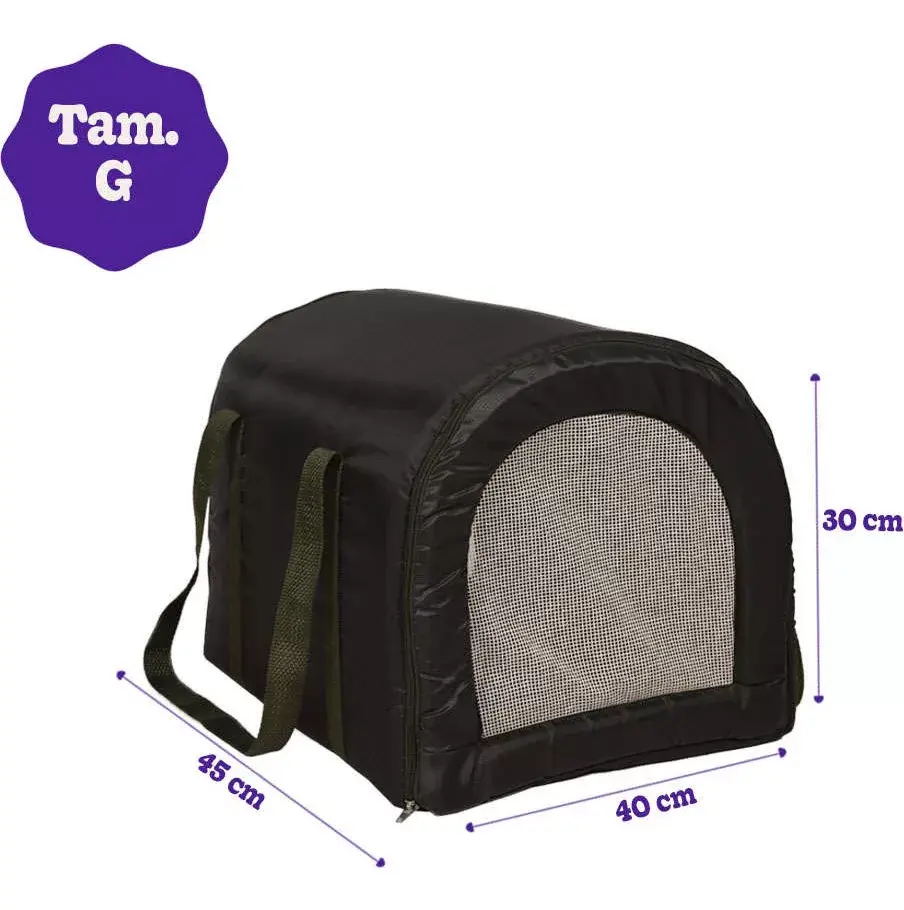 Miniatura: Bolsa De Transporte Cerrada Impermeable Pet, Negro