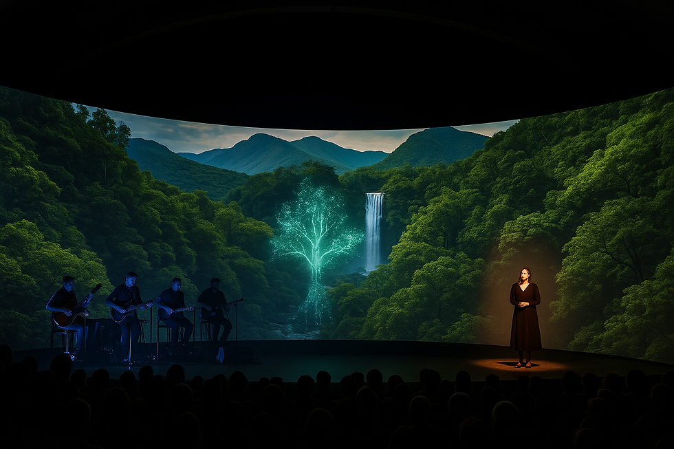 artists impression of stage