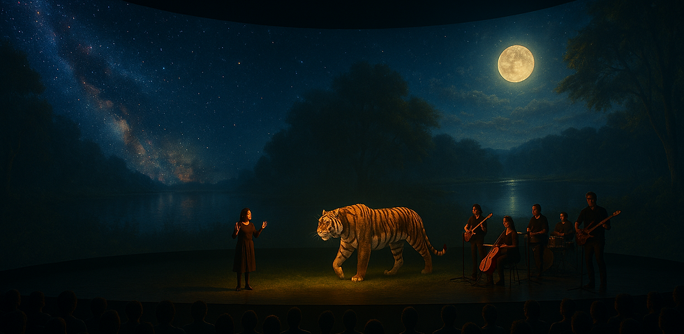 artists impression of stage