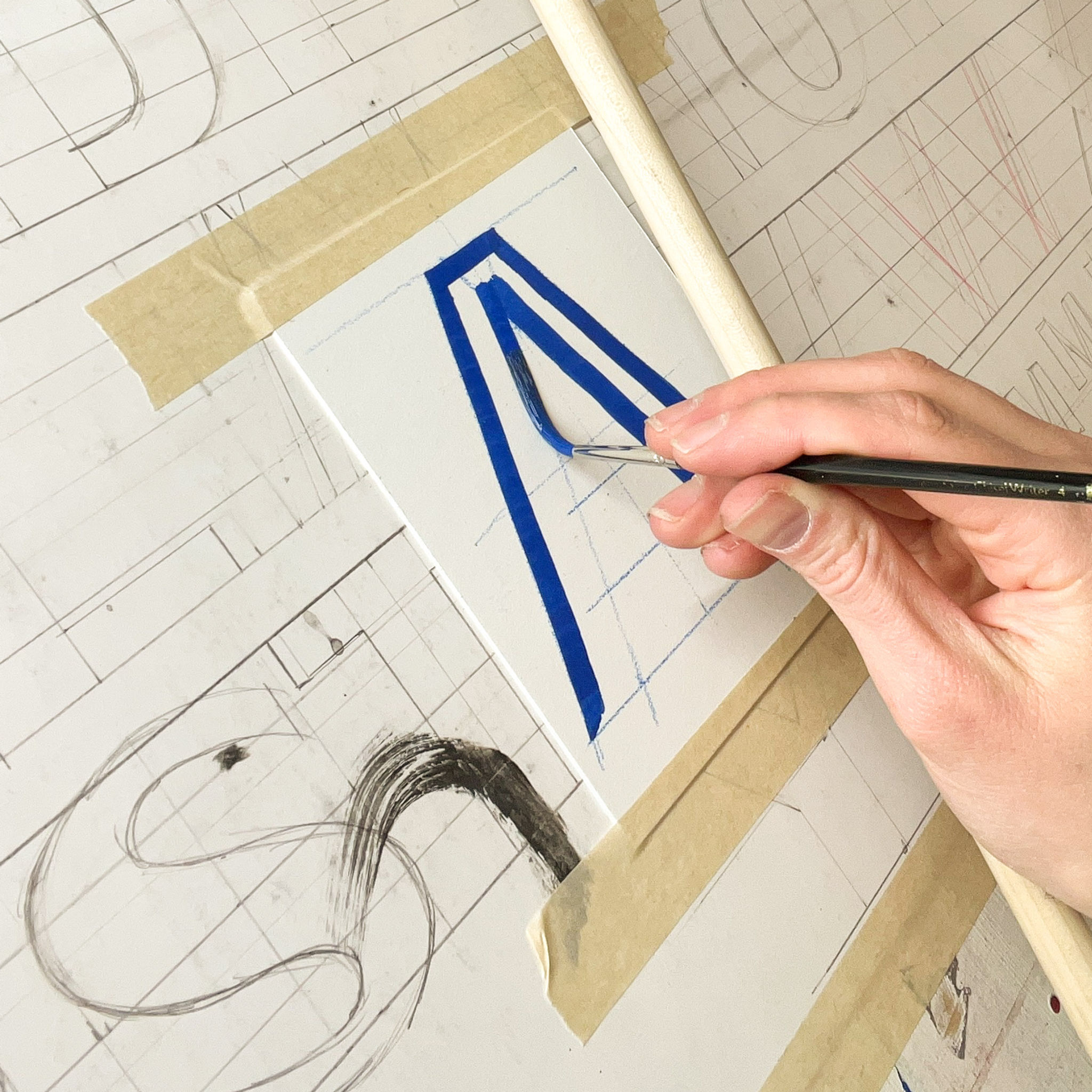 Signpainting Practice Postcard