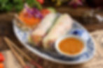 A7. SUMMER ROLLS (2) ปอเปี๊ยะผักสดไส้กุ้ง