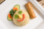 C1. CHICKEN FRIED RICE WITH SPRING ROLL