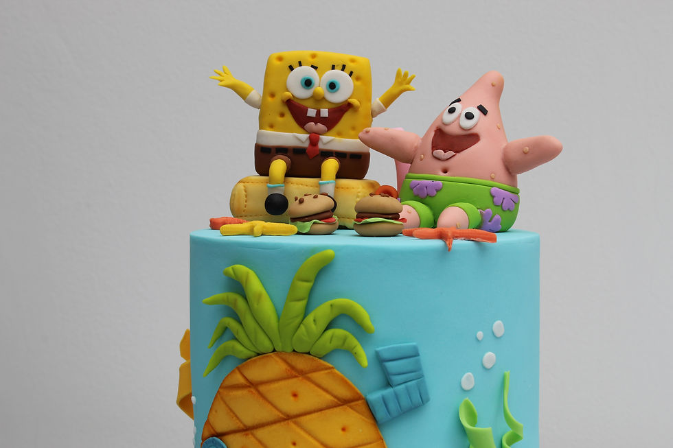 Torta Bob Esponja - Patricio y Bob